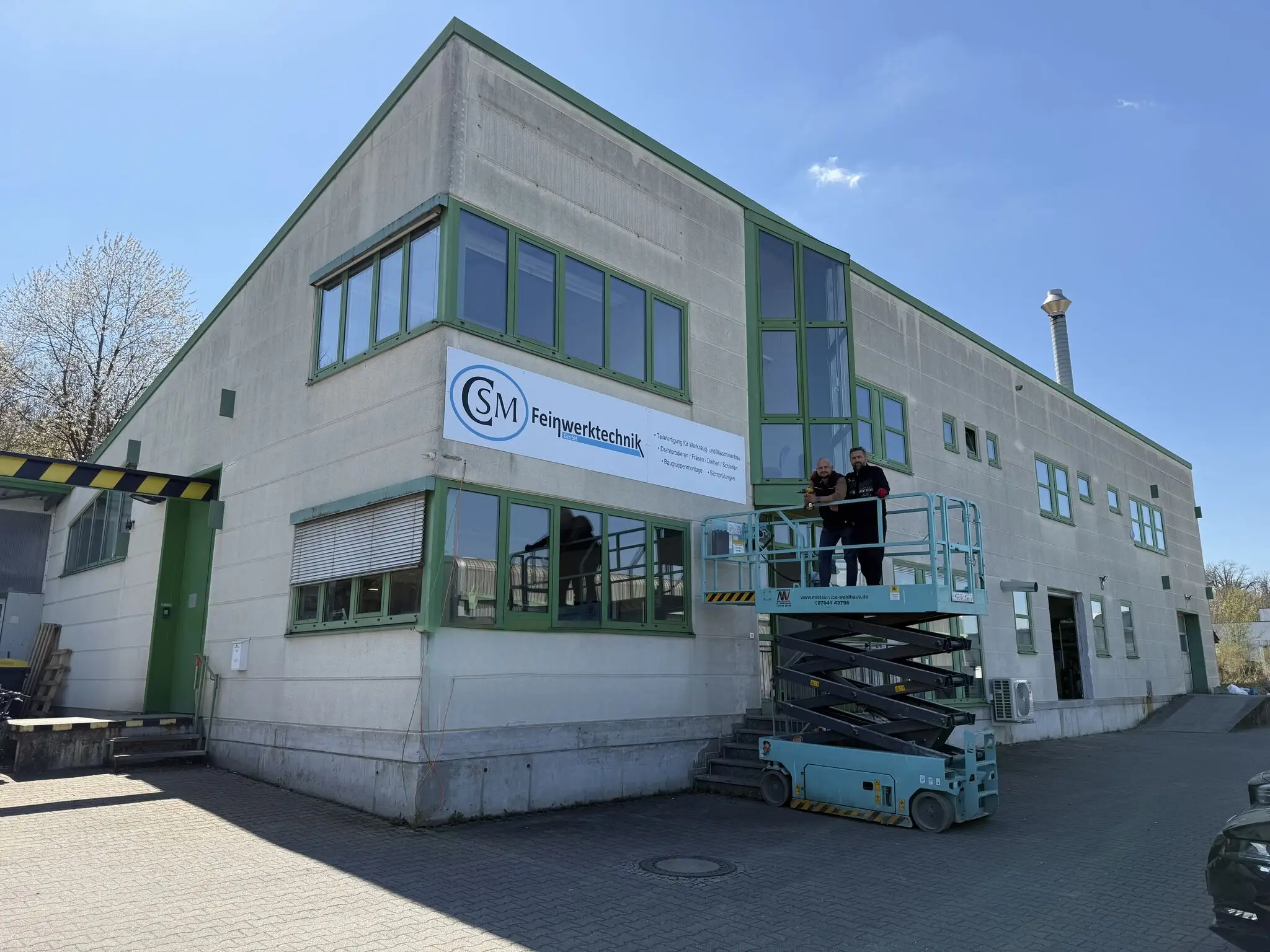Firmengebäude der CSM Feinwerktechnik GmbH in der Lugwaldstraße 24, Mühlacker